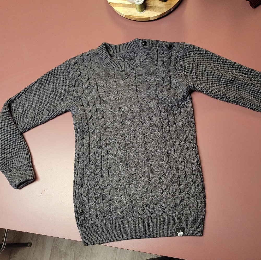 Littlest Prince, size 12, youth fisherman sweater